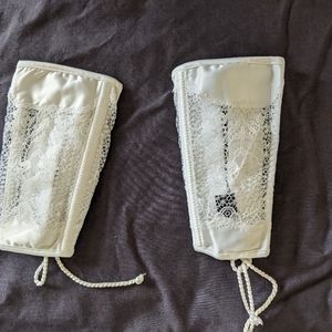 RCrescentini  Cotton Club bridal wrist cuffs OS